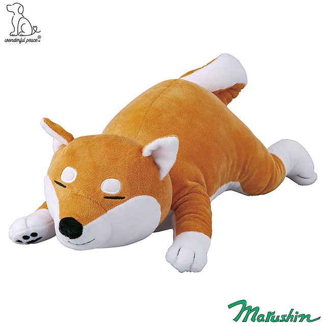 ワンダフルピース すやすや柴ちゃん ダイカットクッション