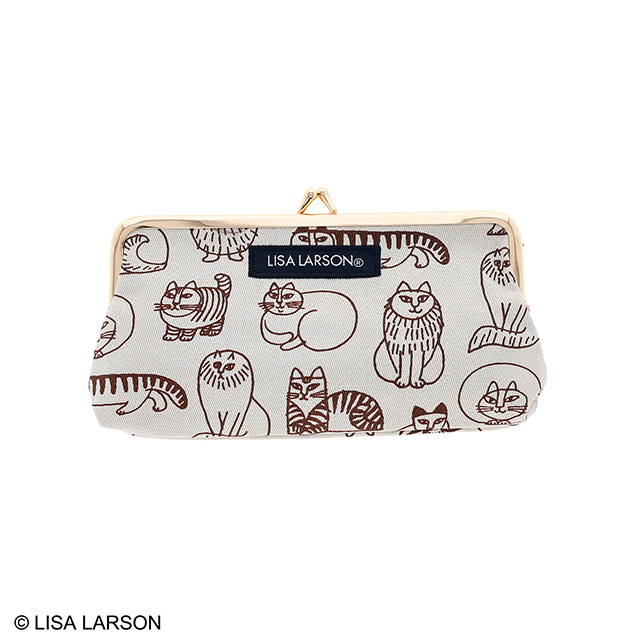 LISA LARSON リサ・ラーソン スケッチねこたち 口金ポーチ
