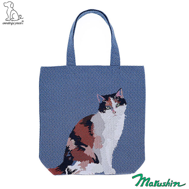ワンダフルピース ライフ_三毛猫 トートバッグ