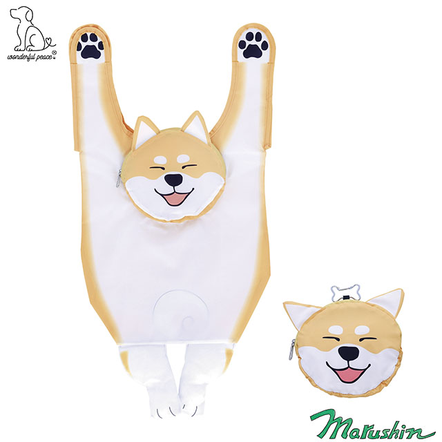 ワンダフルピース ぶらんと柴犬 エコバッグ