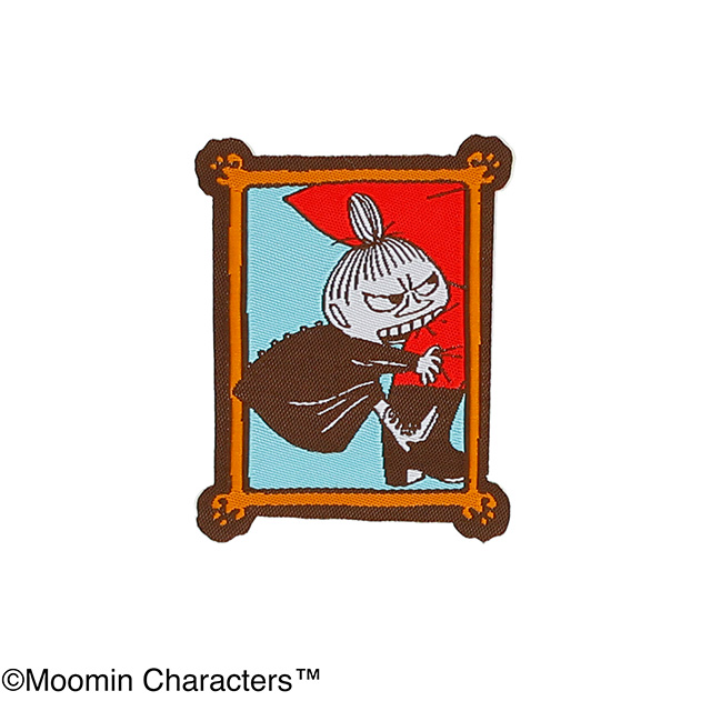 MOOMIN ムーミン リトルミイ フレーム 織りネームワッペン