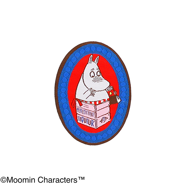 MOOMIN ムーミン ムーミンママ フレーム 織りネームワッペン