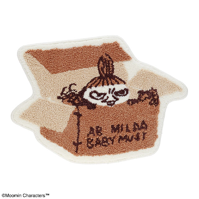 MOOMIN ムーミン ひょっこり リトルミイ ダイカット マット
