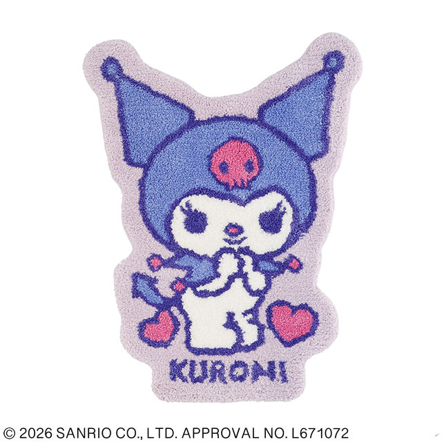 サンリオ クロミ ハートドクロ タフトマット