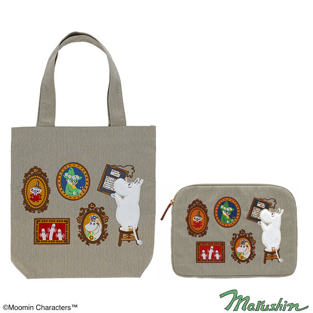 MOOMIN ムーミン デコレイト トートバッグ/タブレットケース