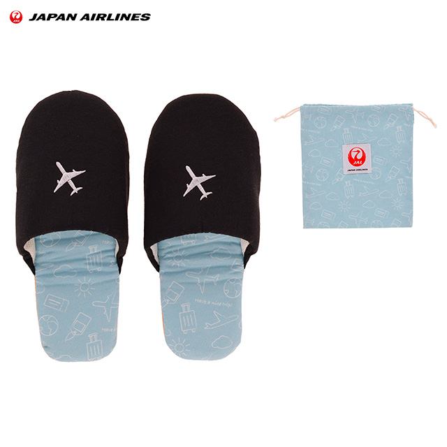 JAL 日本航空 フライトシューズ 携帯スリッパ