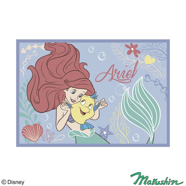 ディズニー プリンセス リトルマーメイド アリエル フレンドウィズシー ひざ掛け