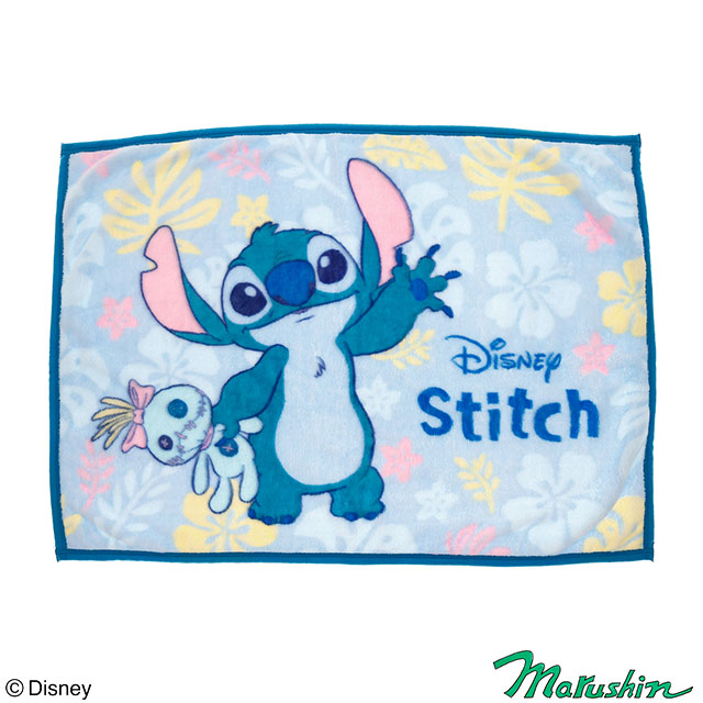 ディズニー リロ＆スティッチ ブルーオハナ ひざ掛け
