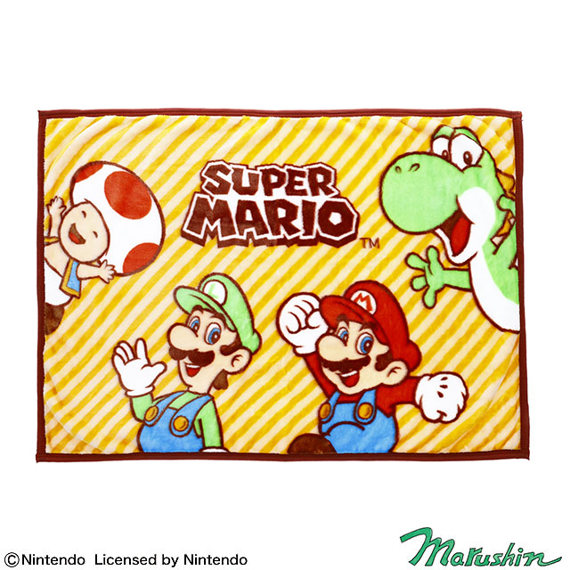 任天堂 マリオ レッツゴーアドベンチャー ひざ掛け