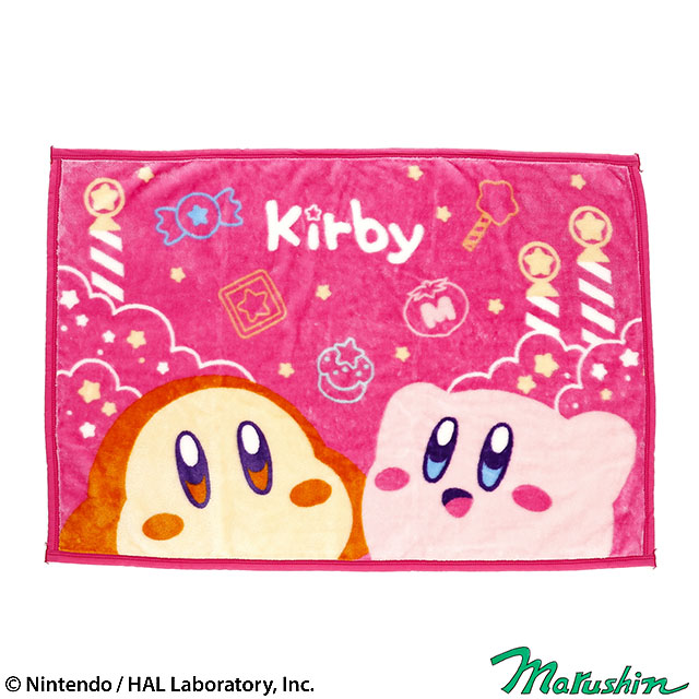 星のカービィ カービィとワドルディ ひざ掛け