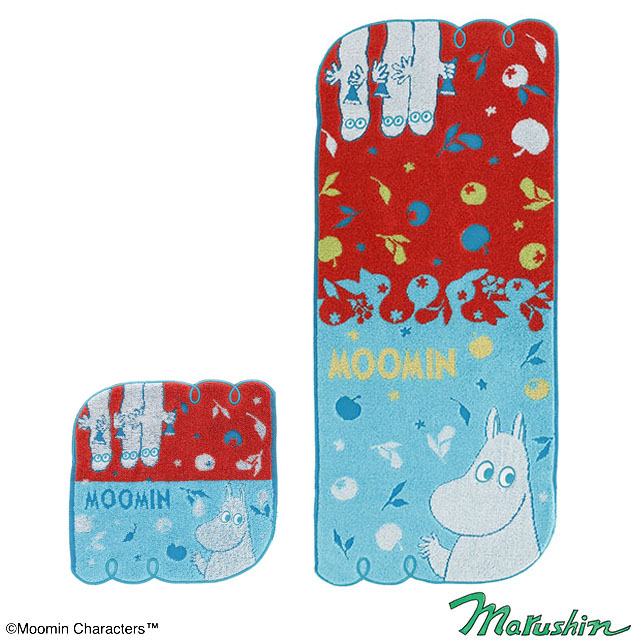 MOOMIN ムーミン ひょっこりフルーツ ミニ/フェイスタオル