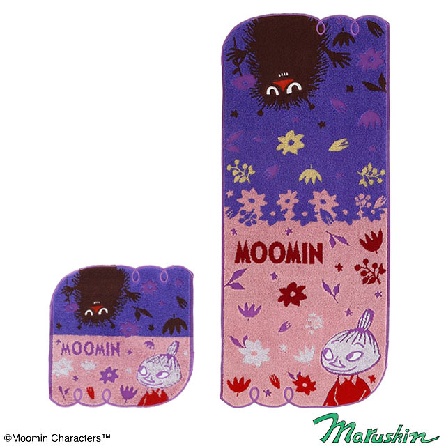 MOOMIN ムーミン ひょっこりフラワー ミニ/フェイスタオル