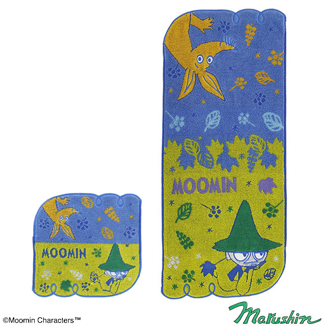 MOOMIN ムーミン ひょっこりリーフ ミニ/フェイスタオル