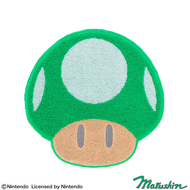 任天堂 マリオ 1UPキノコ ミニタオル